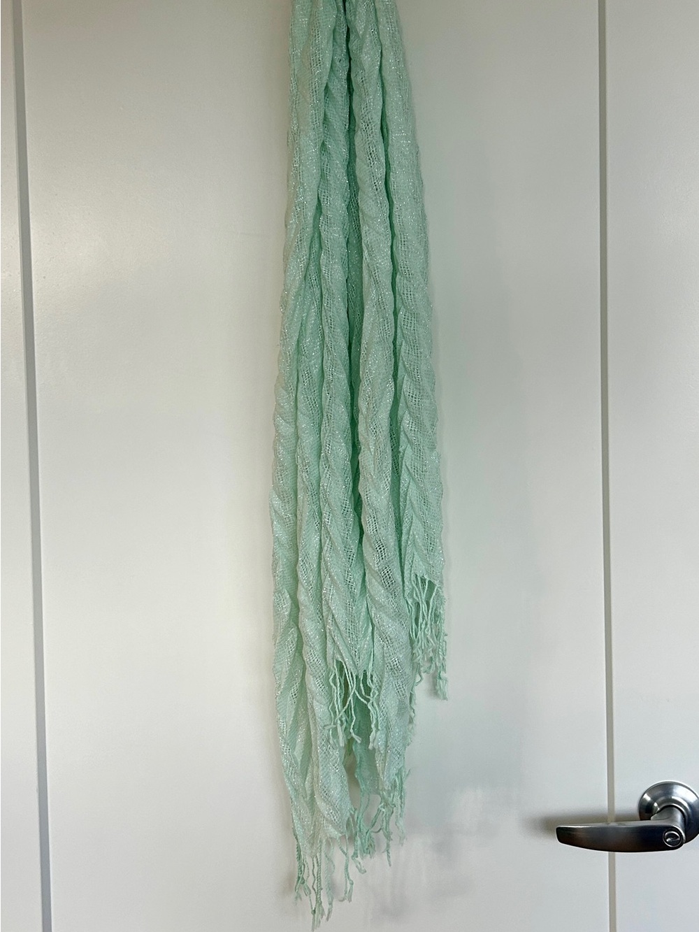 🌿 Mint Lightweight Gauze Scarf